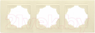 Рамка для выключателей и розеток Gunsan Moderna 01 29 12 00 000 143 (кремовый)