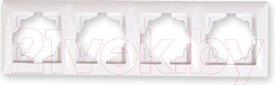 Рамка для выключателей и розеток Gunsan Moderna 01 29 11 00 000 145 (белый)