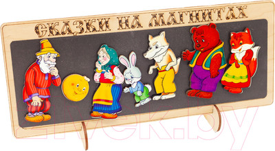 Кукольный театр Нескучные игры Колобок. Сказки на магнитах / К-0543/2