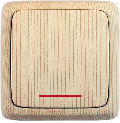 Выключатель Hegel ВА10-114-02 (сосна)