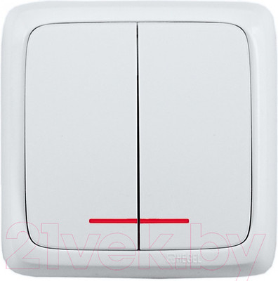 Выключатель Hegel ВА10-154 (белый)