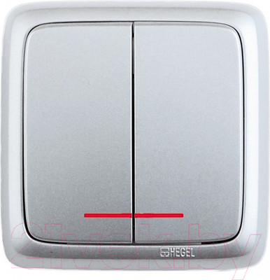 Выключатель Hegel ВА10-154-06 (серебристый)