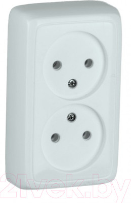 Розетка Hegel РА16-143-08 (белый)