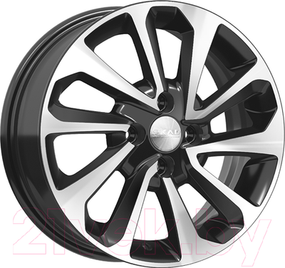 Литой диск SKAD KL-320 15x6" 4x100мм DIA 54.1мм ET 46мм Графит