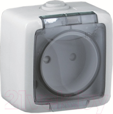 Розетка Hegel Alfa РА16-201 (белый)