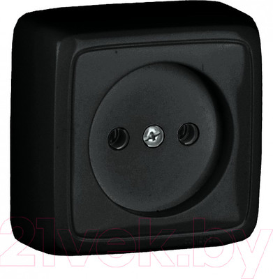 Розетка Hegel РА16-103-08 (черный)