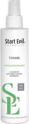 Лосьон перед депиляцией Start Epil Для чувств. кожи с экстрактом алоэ вера и маслом розмарина (200мл)