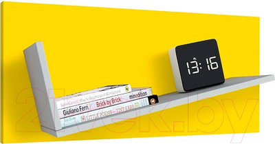 Полка Polini Kids Mirum 5Y 800 (серый/желтый)