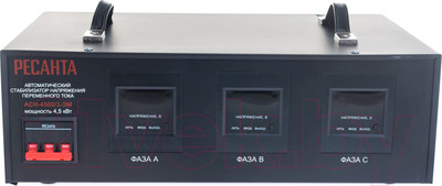 Стабилизатор напряжения Ресанта АСН-4500/3 (63/4/2)