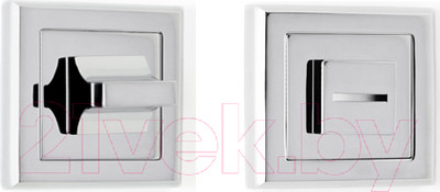 Фиксатор дверной защелки VELA WC-Quadro (хром)