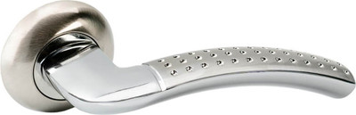 Ручка дверная VELA Логика (матовый никель/хром)