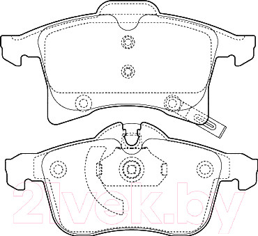 Тормозные колодки Valeo 301860