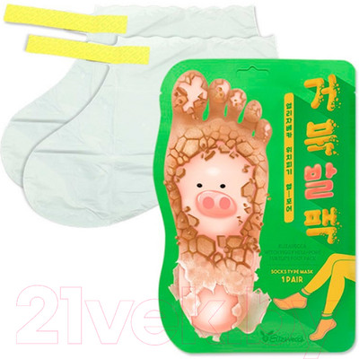 Носки для педикюра Elizavecca Witch Piggy Hell Pore Turtl's Foot Pack