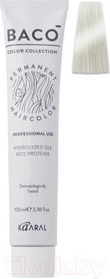 Крем-краска для волос Kaaral Baco 12.21 (блонд фиол-пепел)