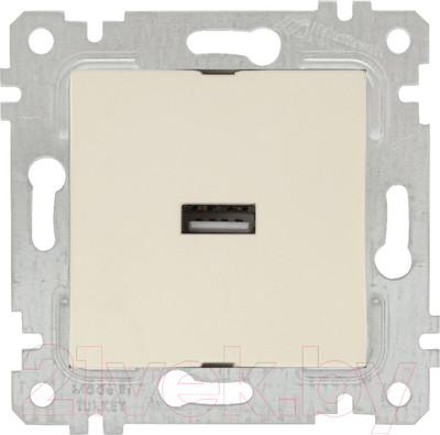 Розетка Mutlusan Rita 2200 448 0102 (кремовый)