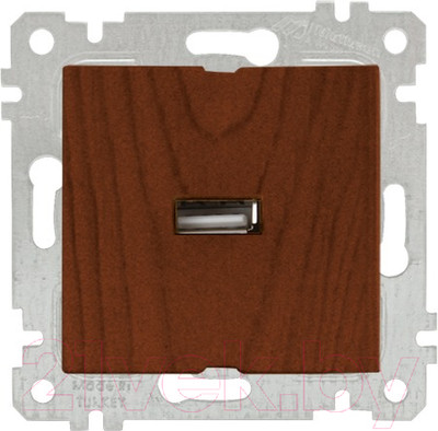 Розетка Mutlusan Rita 2200 448 0157 (орех)