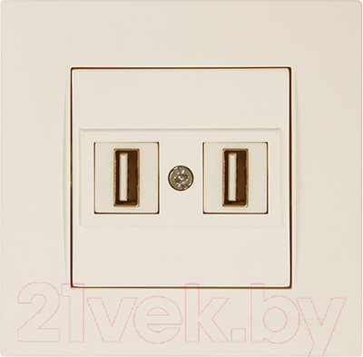 Розетка Mutlusan Rita 2220 456 0102 (кремовый)