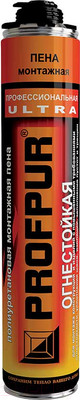 Пена монтажная Profpur Ultra (750мл, огнестойкая)