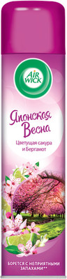 Освежитель воздуха Air Wick Японская весна Цветущая сакура и Бергамот (290мл)