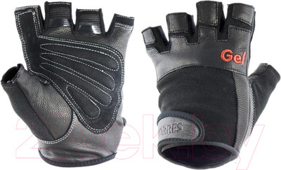 Перчатки для пауэрлифтинга Torres PL6049M (S, черный)