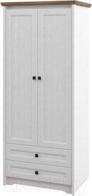 Шкаф Мебель-Неман Тиволи МН-035-21 (белый структурный/дуб стирлинг)