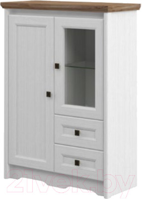 Тумба Мебель-Неман Тиволи МН-035-05 (белый структурный/дуб стирлинг)