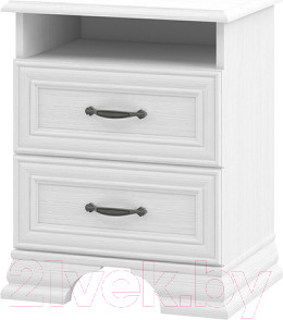 Тумба Мебель-Неман Юнона МН-132-02 (белый текстурный)