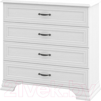 Комод Мебель-Неман Юнона МН-132-06 (белый текстурный)