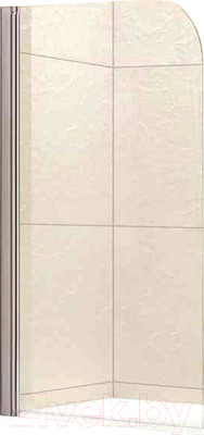 Стеклянная шторка для ванны Cezares ECO-O-V-1-80/140-C-Cr