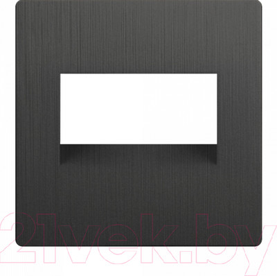 Лицевая панель Werkel WL04-RJ45+RJ45-CP / a046603 (графит рифленый)