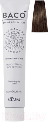 Крем-краска для волос Kaaral Вaco 6.32 (золотистый темный блондин)