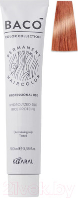 Крем-краска для волос Kaaral Baco 8.44 (светлый блондин интенсивный медный)