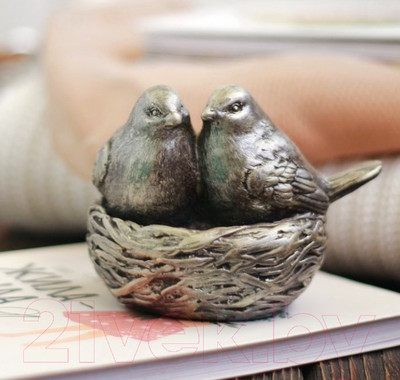 Статуэтка Нашы майстры Птички в гнездышке 7001 (декорированная)