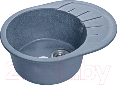 Мойка кухонная GranFest Rondo GF-R580L (графит)