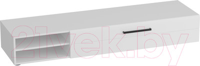 Тумба Мебельград Кёльн 1750 (белый аляска/белый глянец)