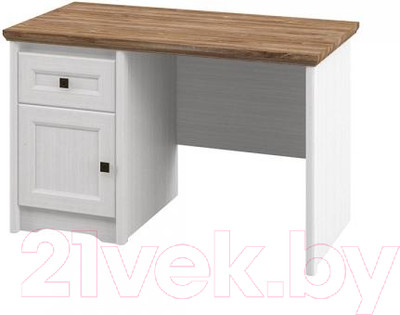 Письменный стол Мебель-Неман Тиволи МН-035-27 (белый структурный/дуб стирлинг)