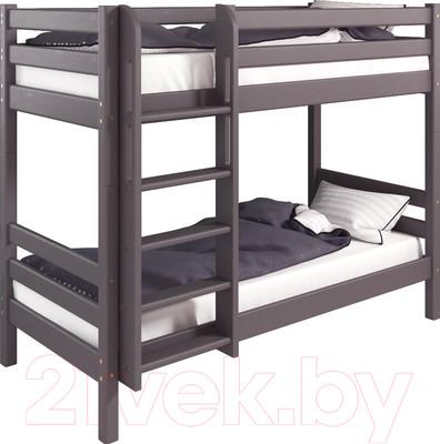 Двухъярусная кровать Мебельград Соня вариант 9 (массив сосны лаванда)