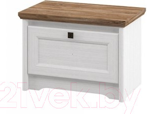 Тумба Мебель-Неман Тиволи МН-035-30 (белый структурный/дуб стирлинг)