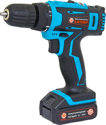 Аккумуляторная дрель-шуруповерт Калибр ДА-12-2А+ (101100)