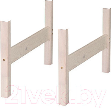 Комплект опор для кровати Мебельград Соня пакет №12 (массив сосны белый)