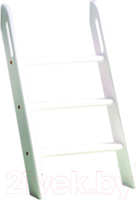 Лестница для кровати Мебельград Соня пакет №14 наклонная (массив сосны белый)