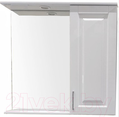 Шкаф с зеркалом для ванной Garda Alba-3/R (85)