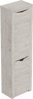 Шкаф-пенал Мебельград Соренто 60x38.5x210 (дуб бонифаций/кофе структурный матовый)