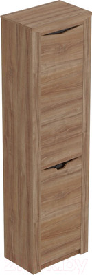 Шкаф-пенал Мебельград Соренто 60x38.5x210 (дуб стирлинг/кофе структурный матовый)