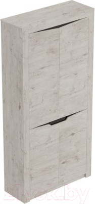 Шкаф Мебельград Соренто 2-х дверный 107x38.5x210 (дуб бонифаций/кофе структурный матовый)