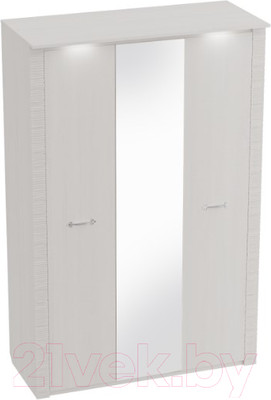 Шкаф Мебельград Элана 3-х дверный 143x64.5x218.5 (бодега белая)
