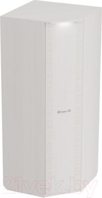 Шкаф Мебельград Элана угловой 90x90x218.5 (бодега белая)