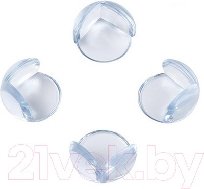 Набор накладок защитных для мебели BabyOno Защита на углы круглая / 959 (круглая 959)