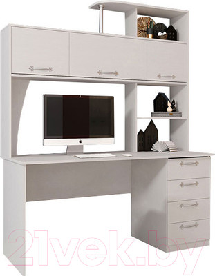 Письменный стол Мебельград СК-11 (бодега белая)