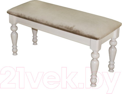 Банкетка Мебельград №12 (белый полупрозрачный)